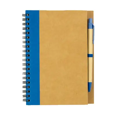 Anotador Spiral personalizado, color azul