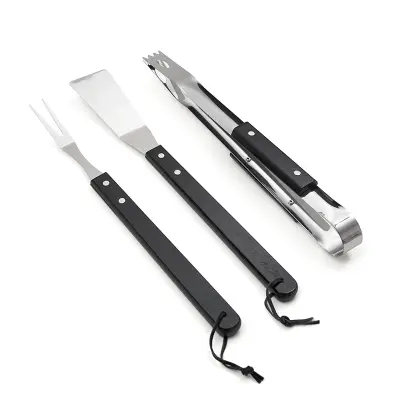 BBQ Bag Set personalizado, color negro