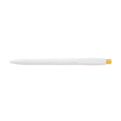 Bolígrafo Nolan personalizado, color blanco