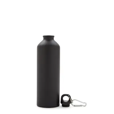 Botella Sport Aluminum personalizado, color negro
