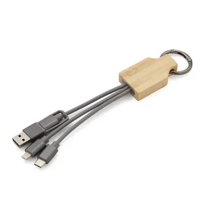 Cable 3 en 1 Ryze personalizado con tu logo