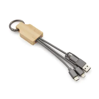 Cable 3 en 1 Ryze personalizado con tu logo