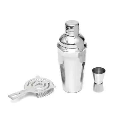 Coctail Set Barman personalizado, color gris plata