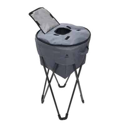 Cooler Glaciar personalizado, color gris oscuro