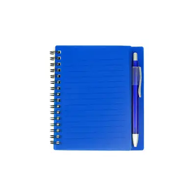 Cuaderno Plasma personalizado, color azul