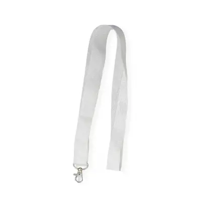 Lanyard Pass personalizado, color blanco