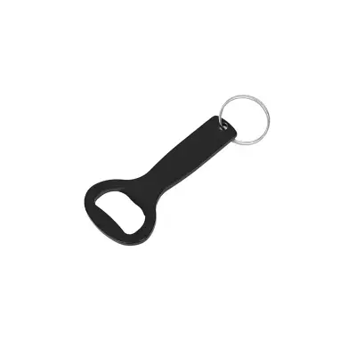 Llavero Destapador personalizado, color negro