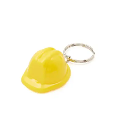 Llavero Helmet personalizado, color amarillo