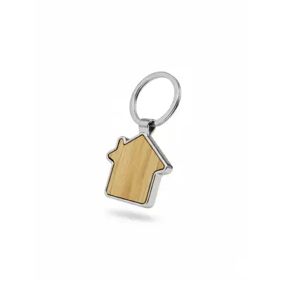 Llavero House personalizado, color natural