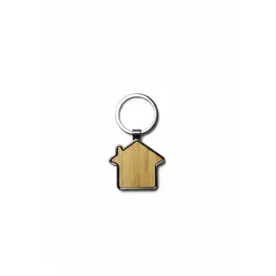 Llavero House personalizado, color natural