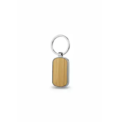Llavero Oval personalizado, color natural