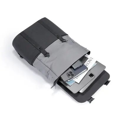 Mochila Beckum personalizado, color gris oscuro