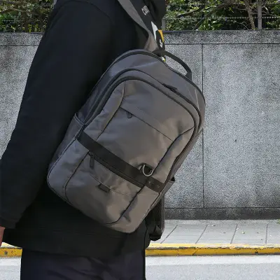 Mochila Sack personalizado, color gris oscuro
