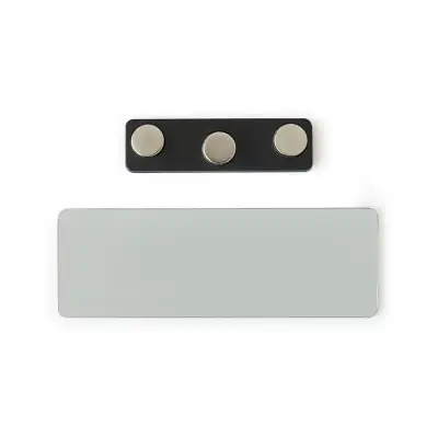 Name tag Alloy Blanco Chico personalizado con tu logo