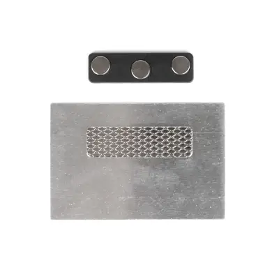 Name tag Alloy Blanco Grande personalizado con tu logo