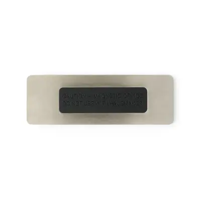 Name tag Inox Chico personalizado con tu logo