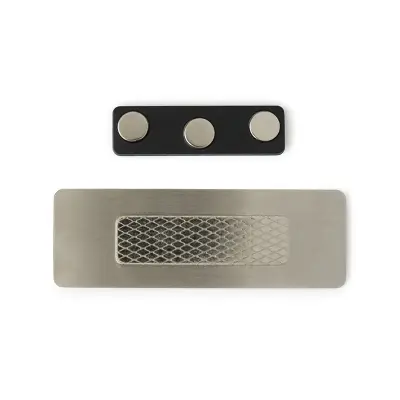Name tag Inox Chico personalizado con tu logo