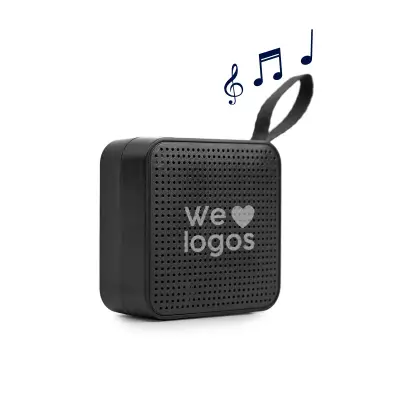 Parlante Play USB-C personalizado, color negro