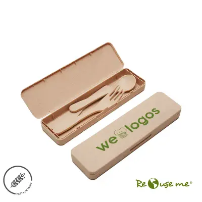 Set de Cubiertos Bone personalizado con tu logo