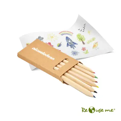 Set de Mini Lapices Grafito x 6 personalizado con tu logo