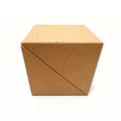 Set Memo Cube personalizado, color natural