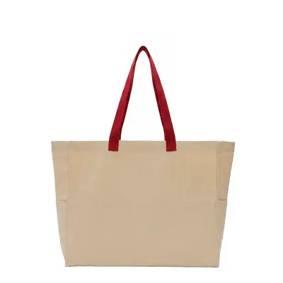 Tote Barbados personalizado, color rojo